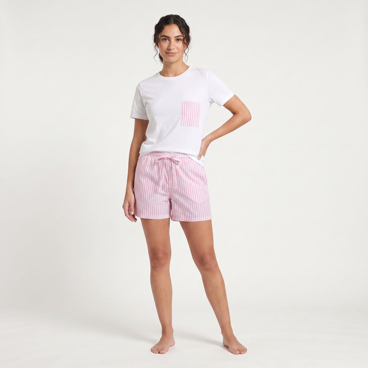 Pajama Pants Drawstring Short